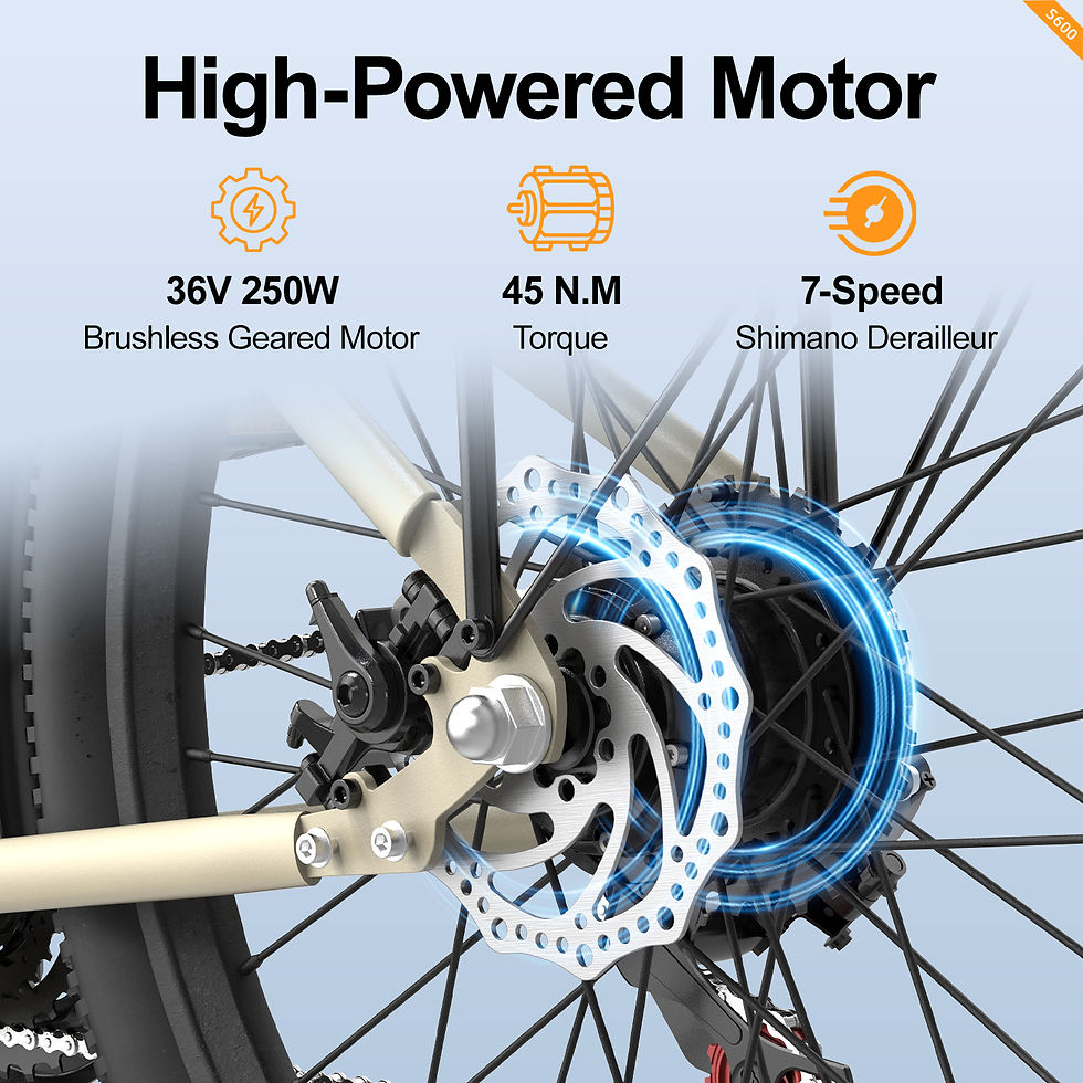 Thumbnail: Aairsk 36v 250w Electric Bicycle for Women Hot Sale Integrated Lithium Battery 7