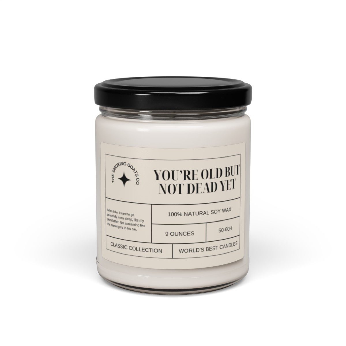You Are Old Scented Soy Candle, 9oz