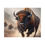 Thumbnail: Charging Bison Matte Canvas, Stretched, 0.75"