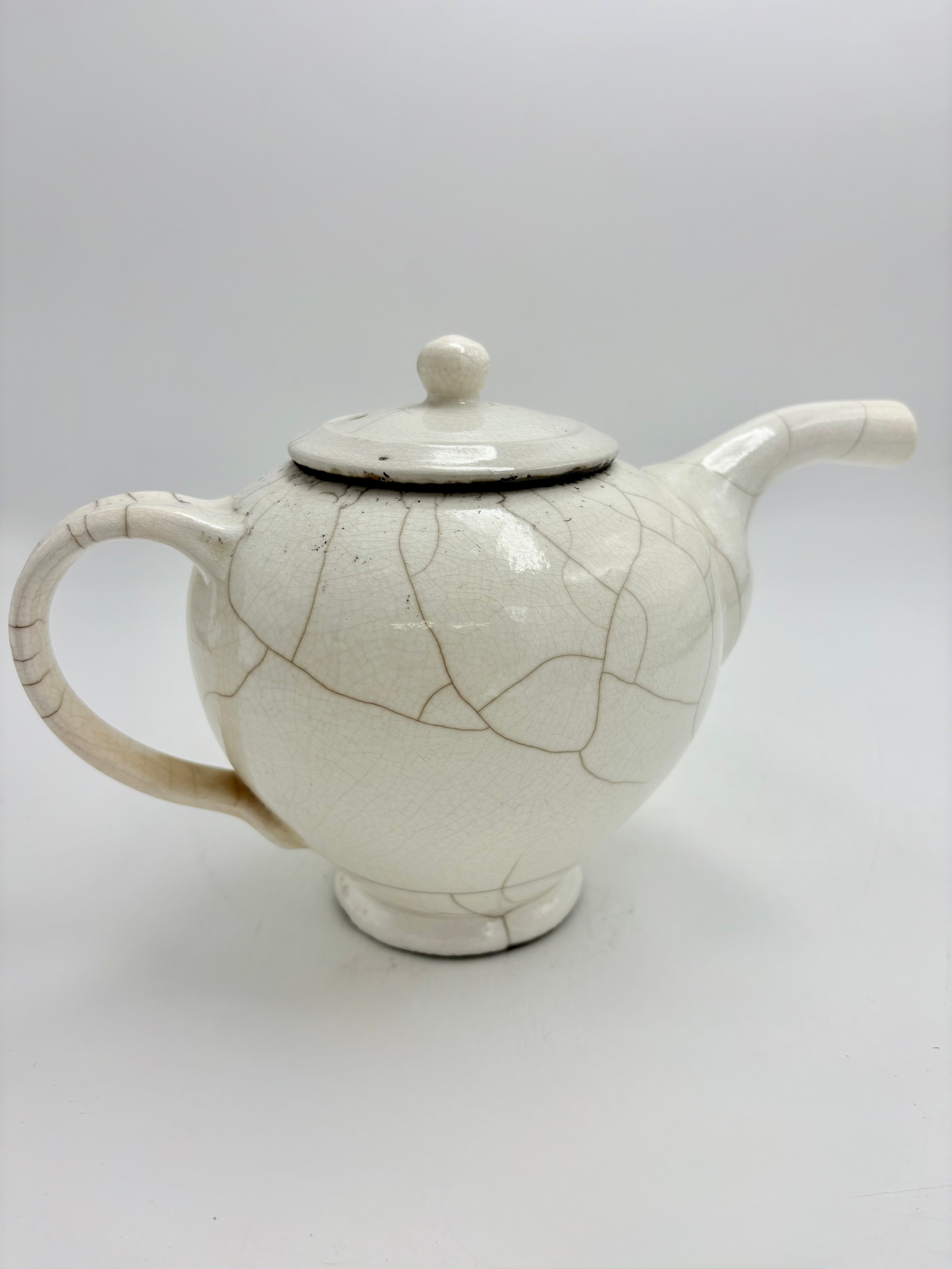Raku tea pot