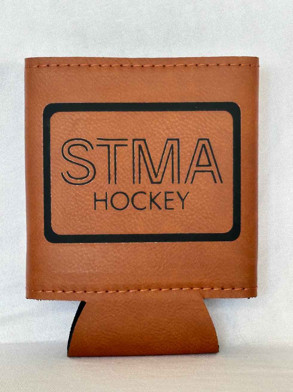 Thumbnail: FAUX LEATHER CAN KOOZIE