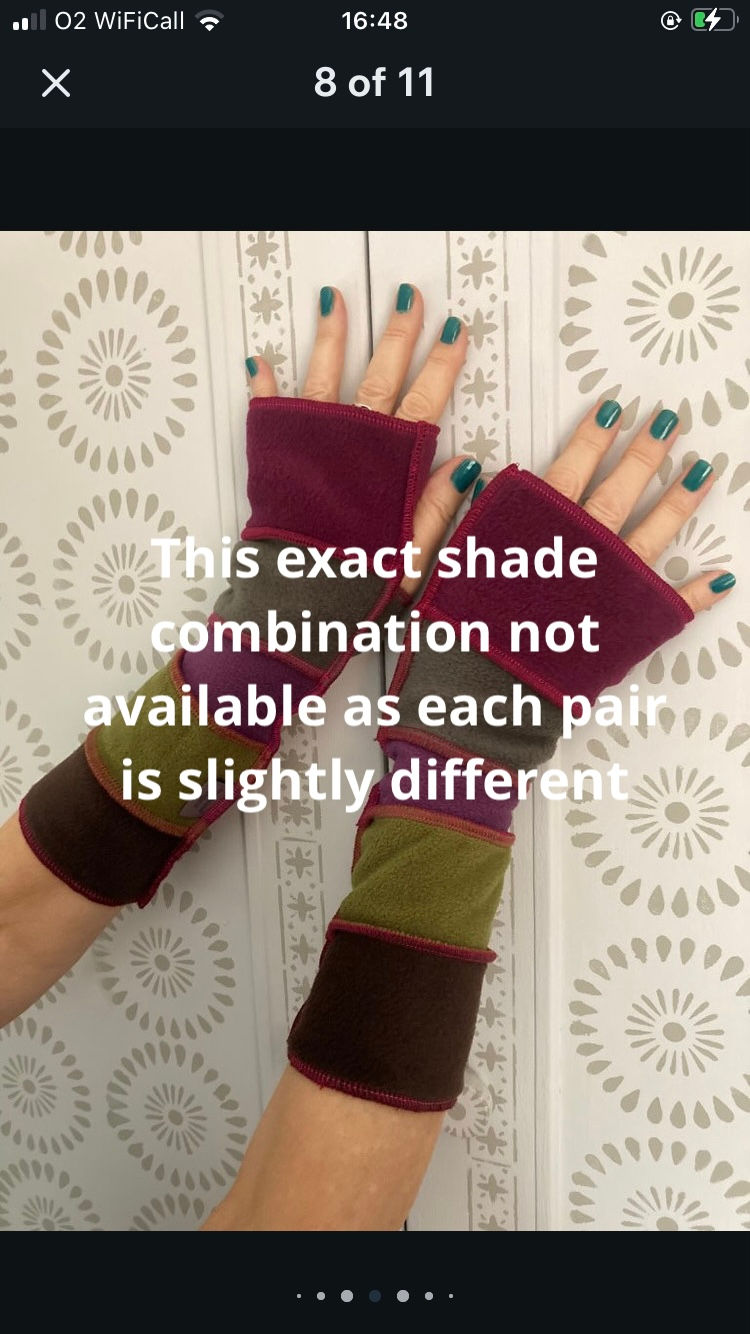 Thumbnail: Fleece arm warmers in various shades  