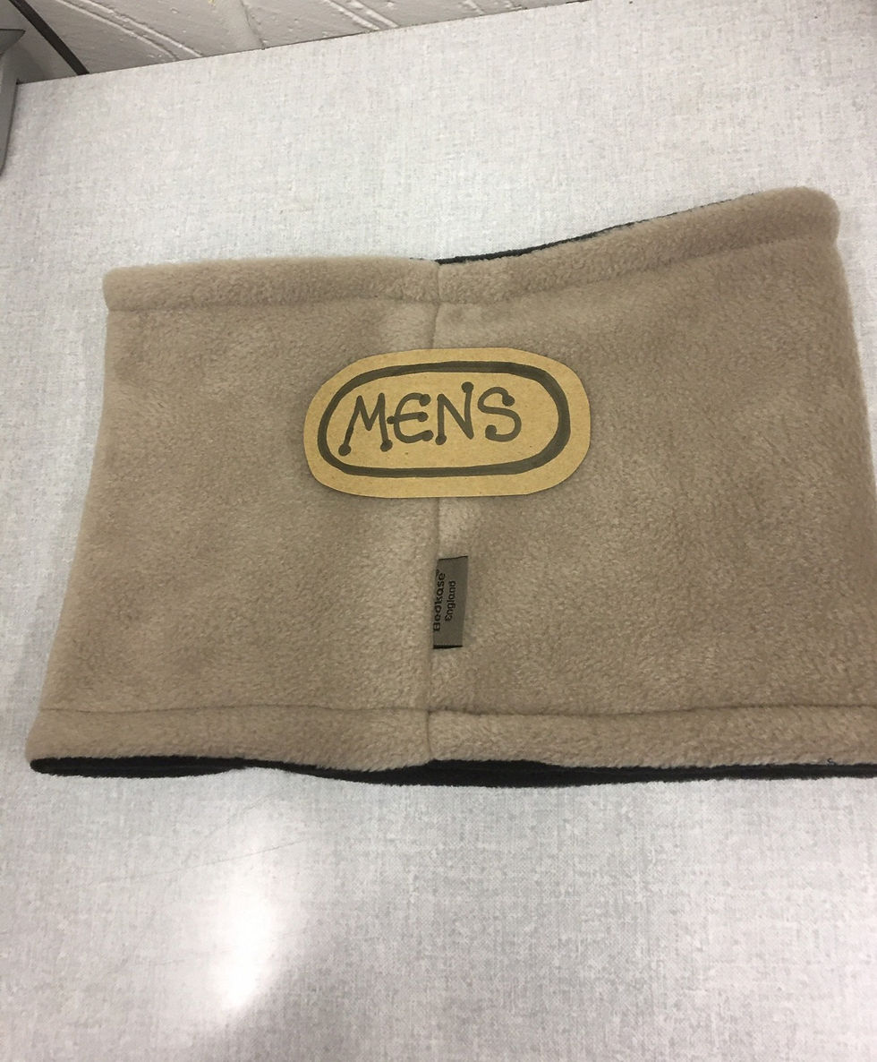 Thumbnail: Special offer 2 men's fleece loop neck warmer one size, reversible
