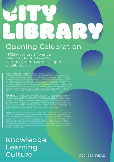 Front of City Library Poster