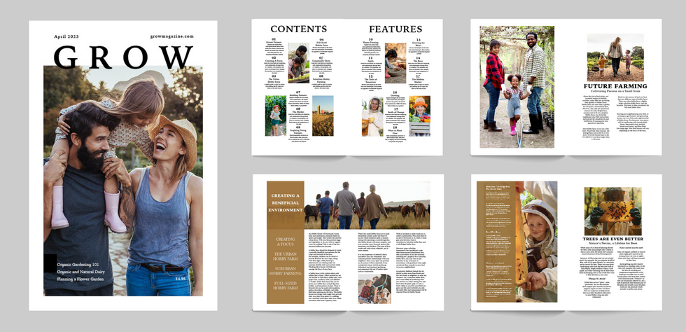 GROW Magazine Pages