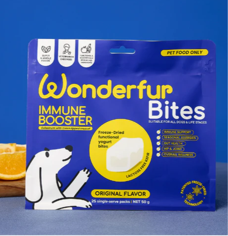 Wonderfur Bites Immune booster for dogs, Supplement, Freeze Dried, Functional Treat