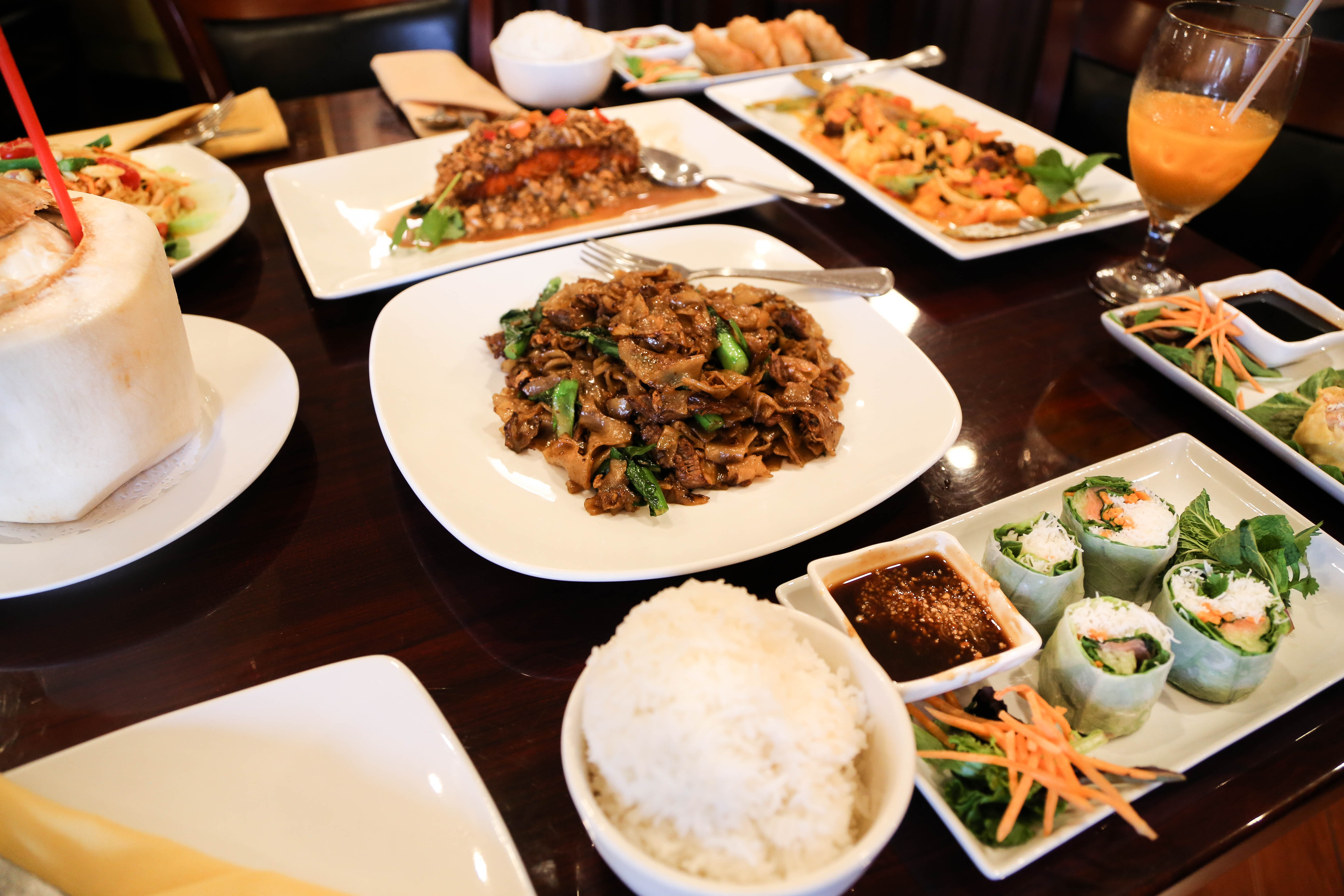 Arranged Food and Objects