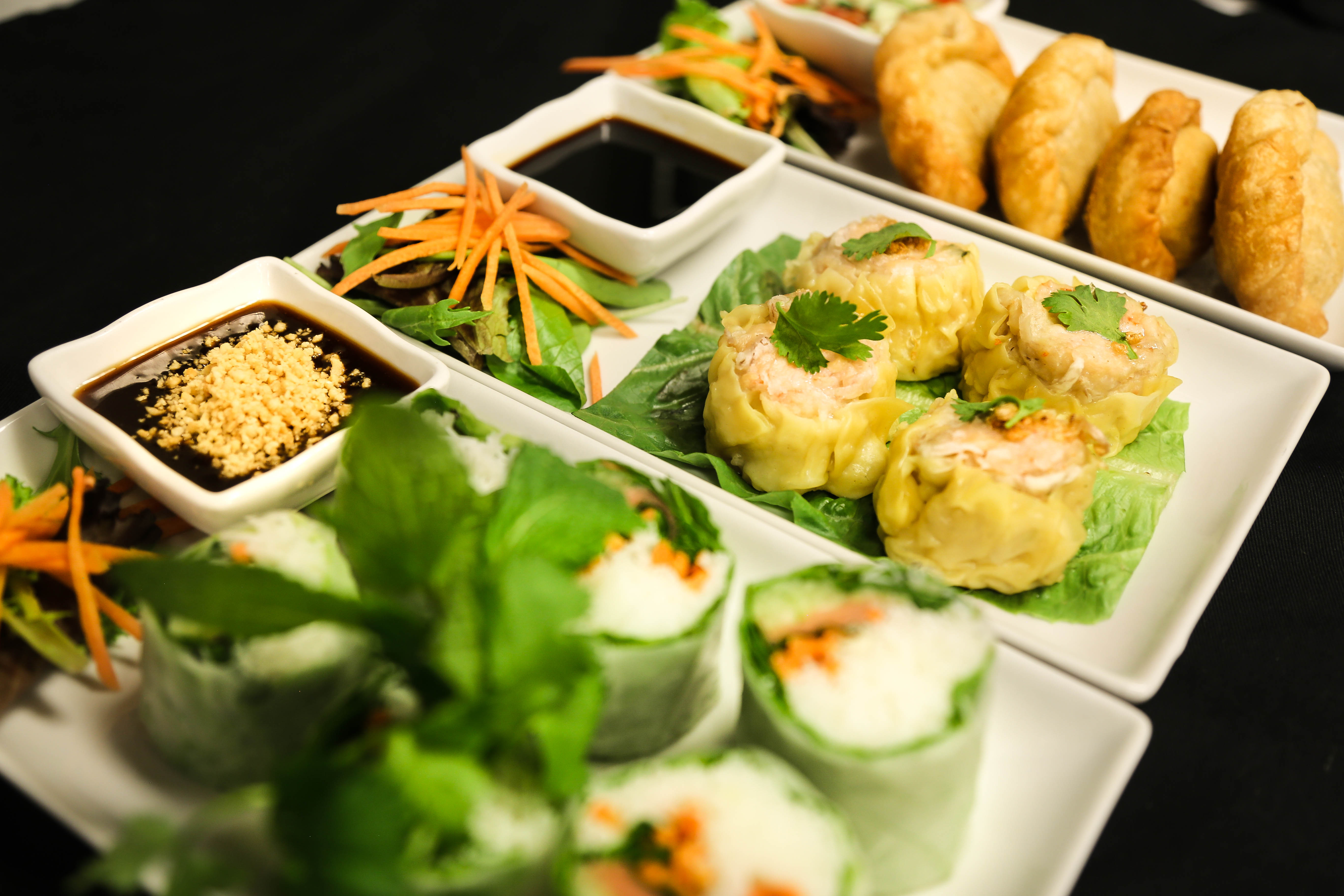 Arranged Food and Objects