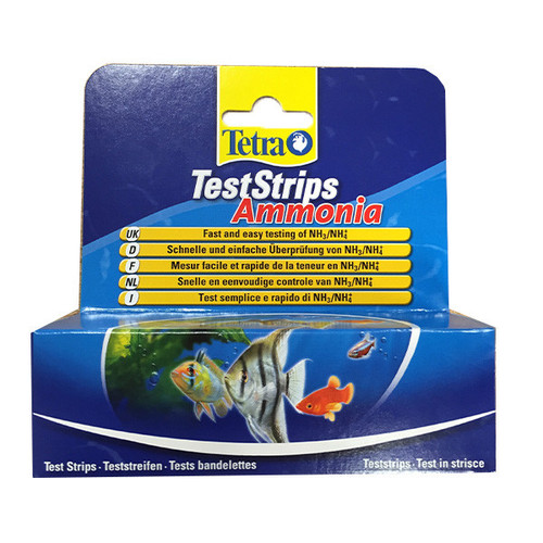 Tetra Ammonia Test Strips FW 25 strips The Fish Barn