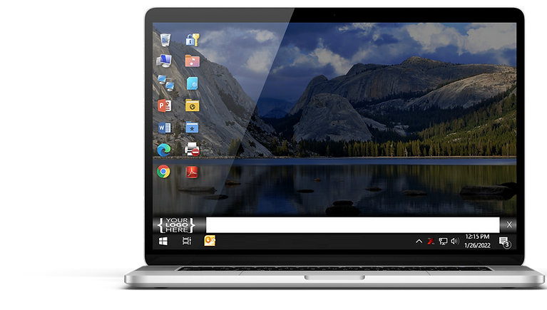 desktop scrolling ticker software for business communications
