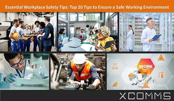 Clean Safe Working Safe Working Environment
