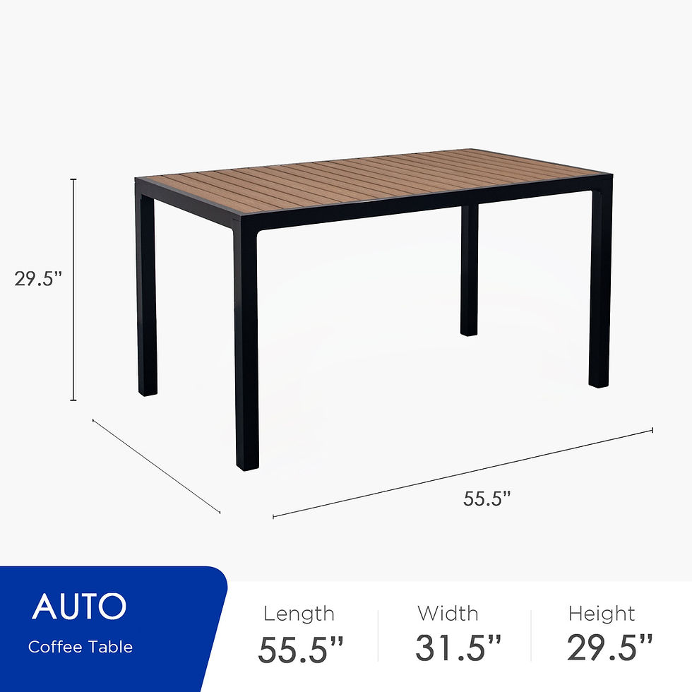 Thumbnail: AUTO Collection Outdoor Dining Table For 6 Person Used