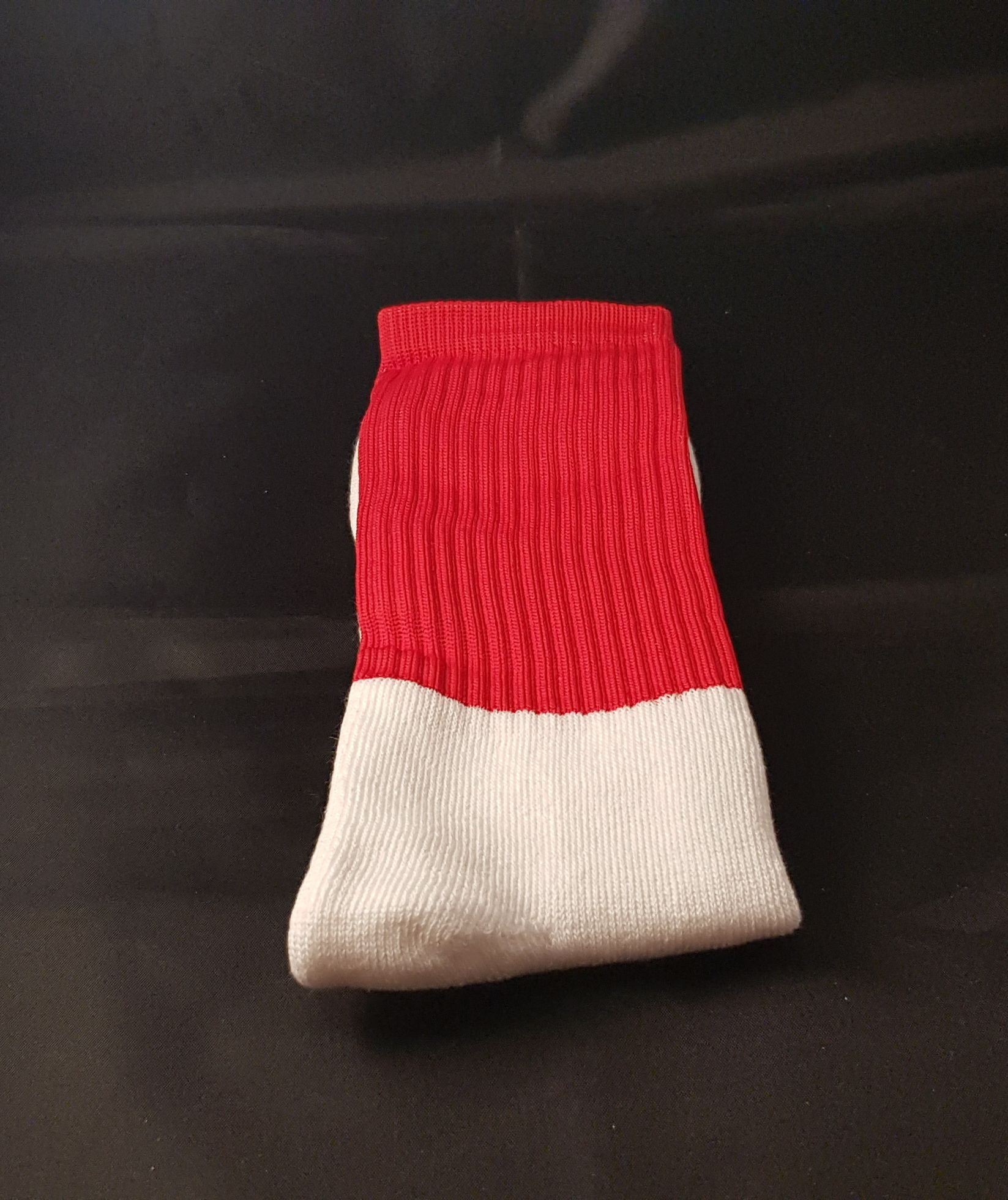Red Socks without stripes