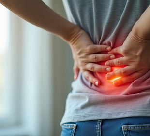 An example of someone with back pain