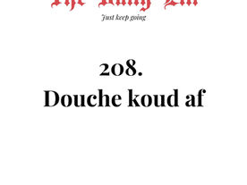Douche koud af