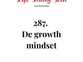 De growth mindset