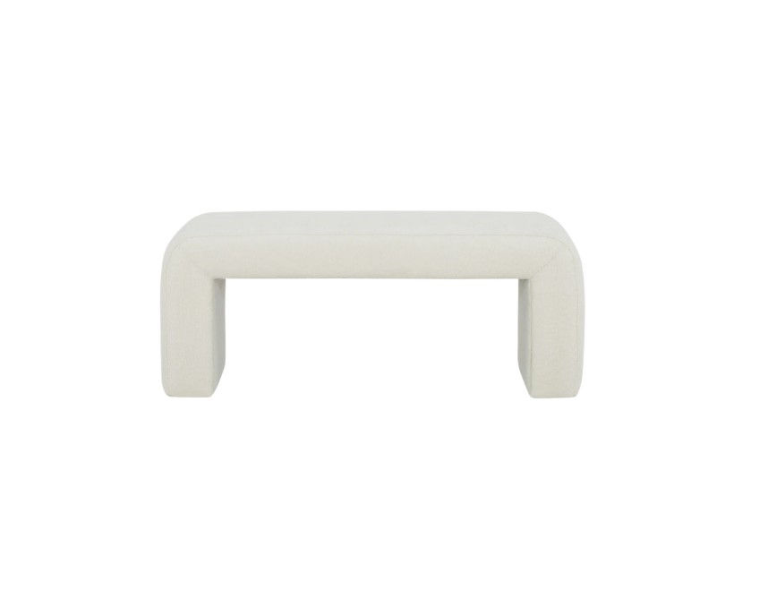 Cream Waterfall Bench