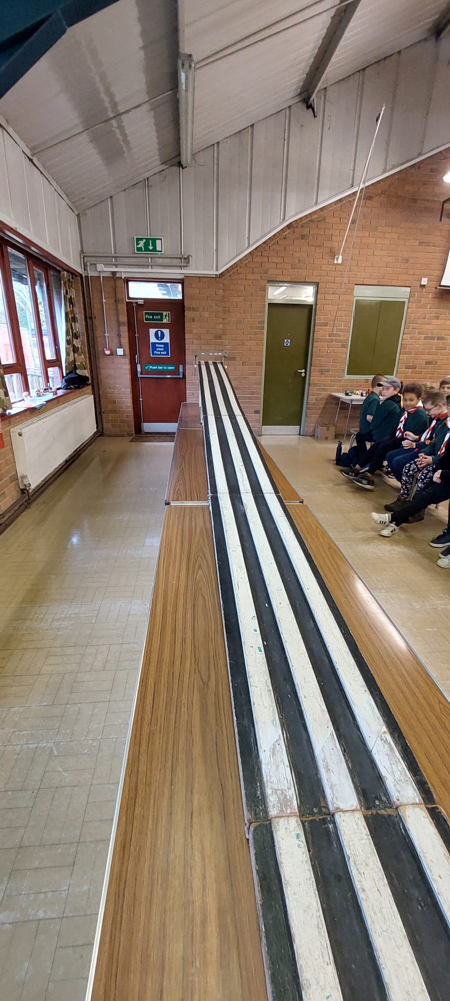 Block Car Finals Gravesham Scouts Cubs, Painted wooden cars decorated