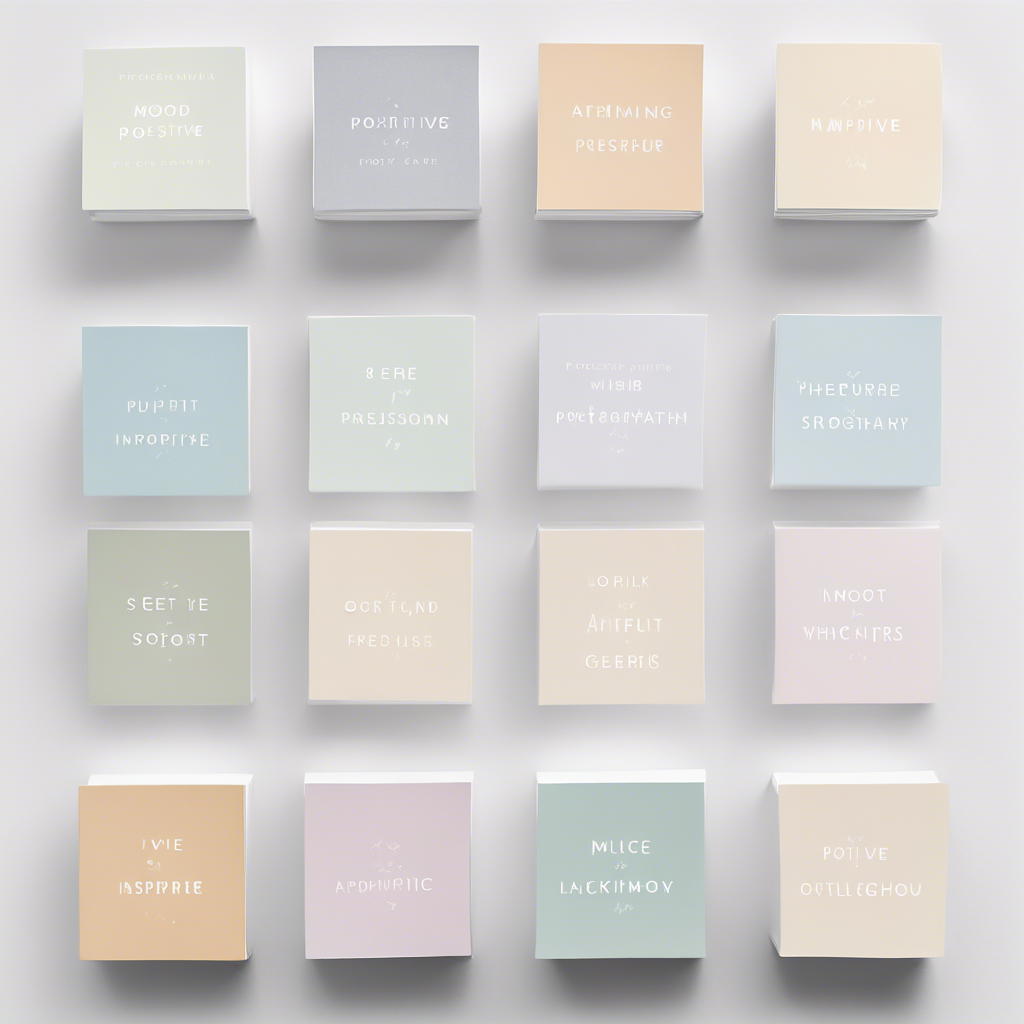 Mood-Boosting Affirmation Cards