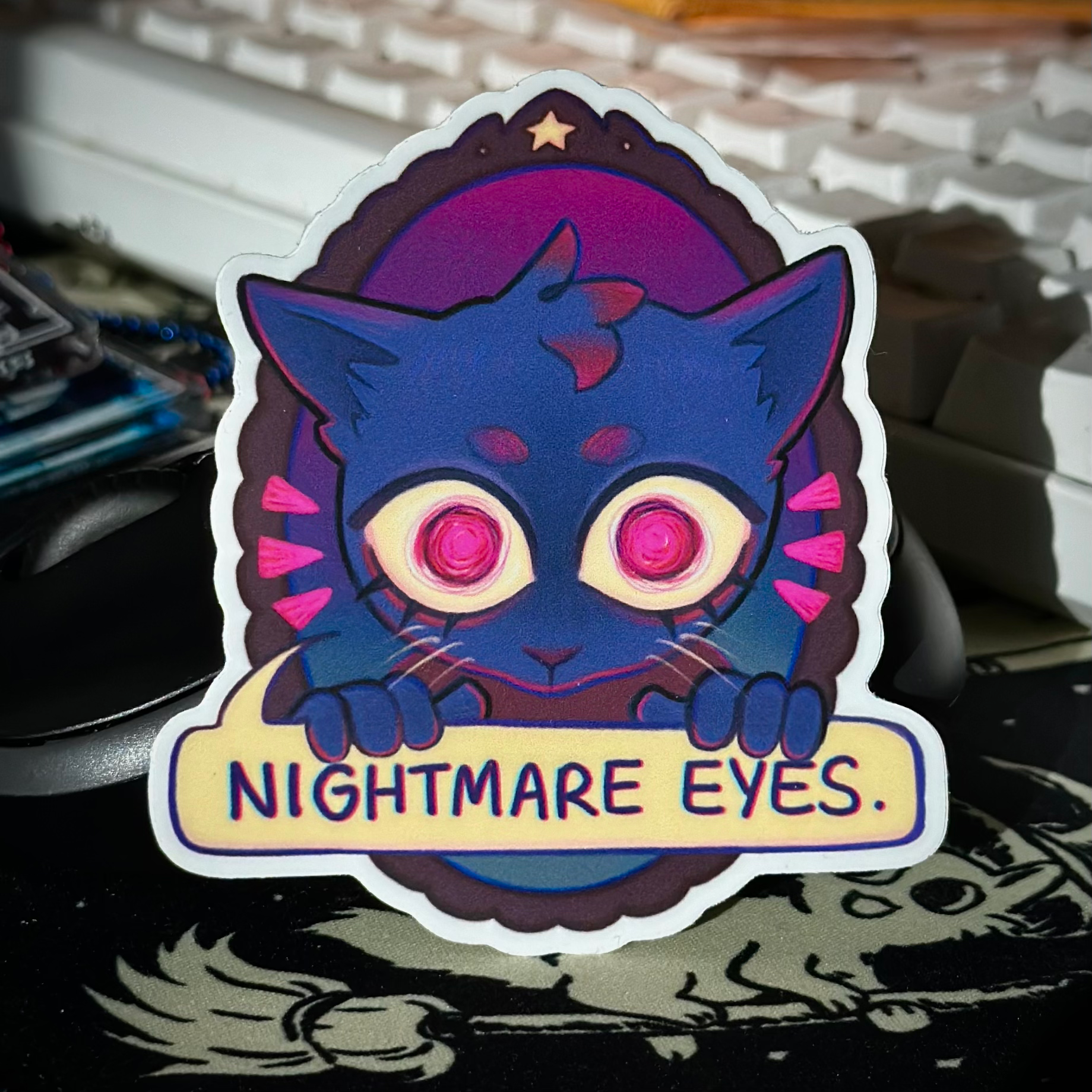 NIGHTMARE EYES STICKER