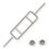 Thumbnail: 34" Threaded Tricep Bar w/ Star-Lock Collars