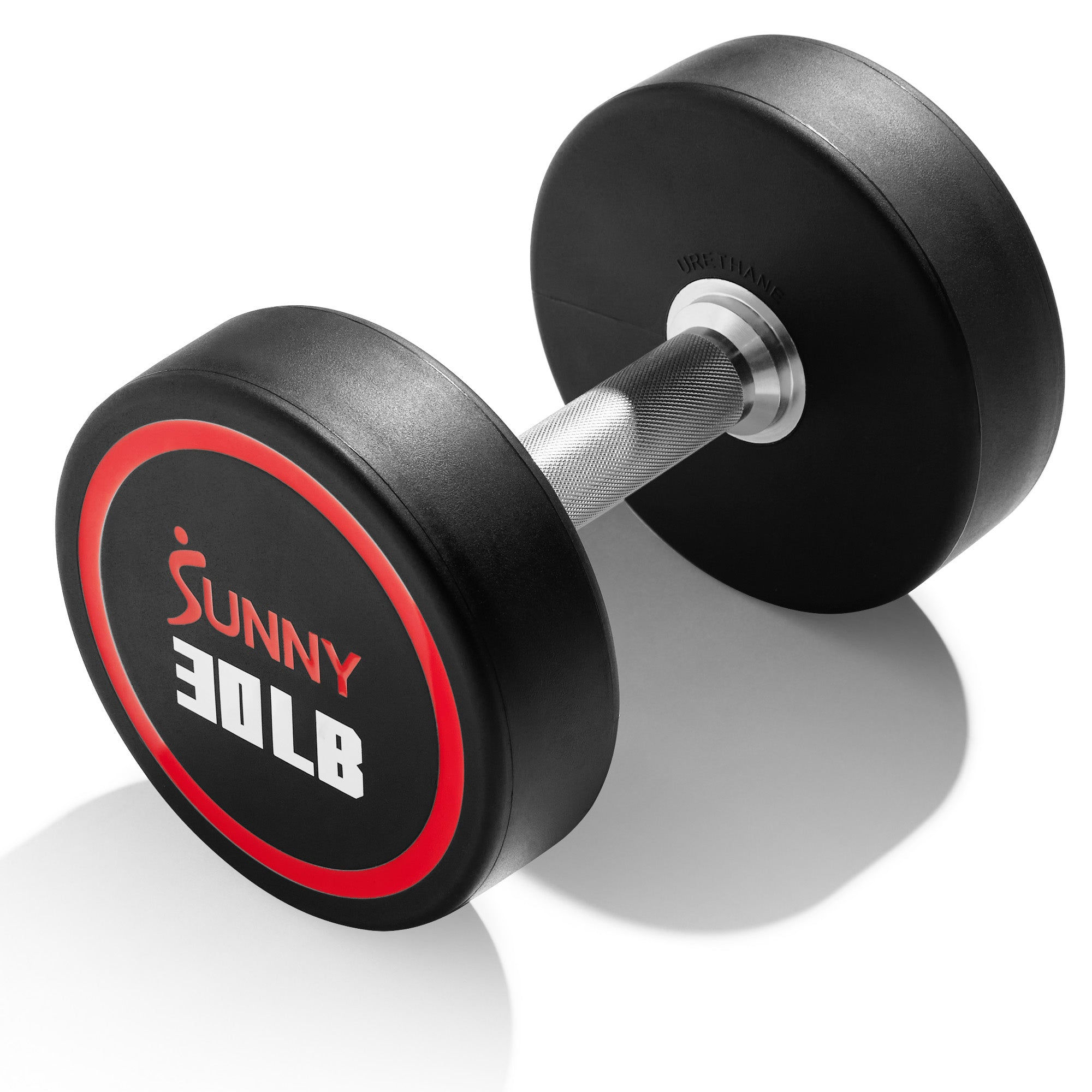 Round Urethane Dumbbells | Singles & Sets 5–50 LBS