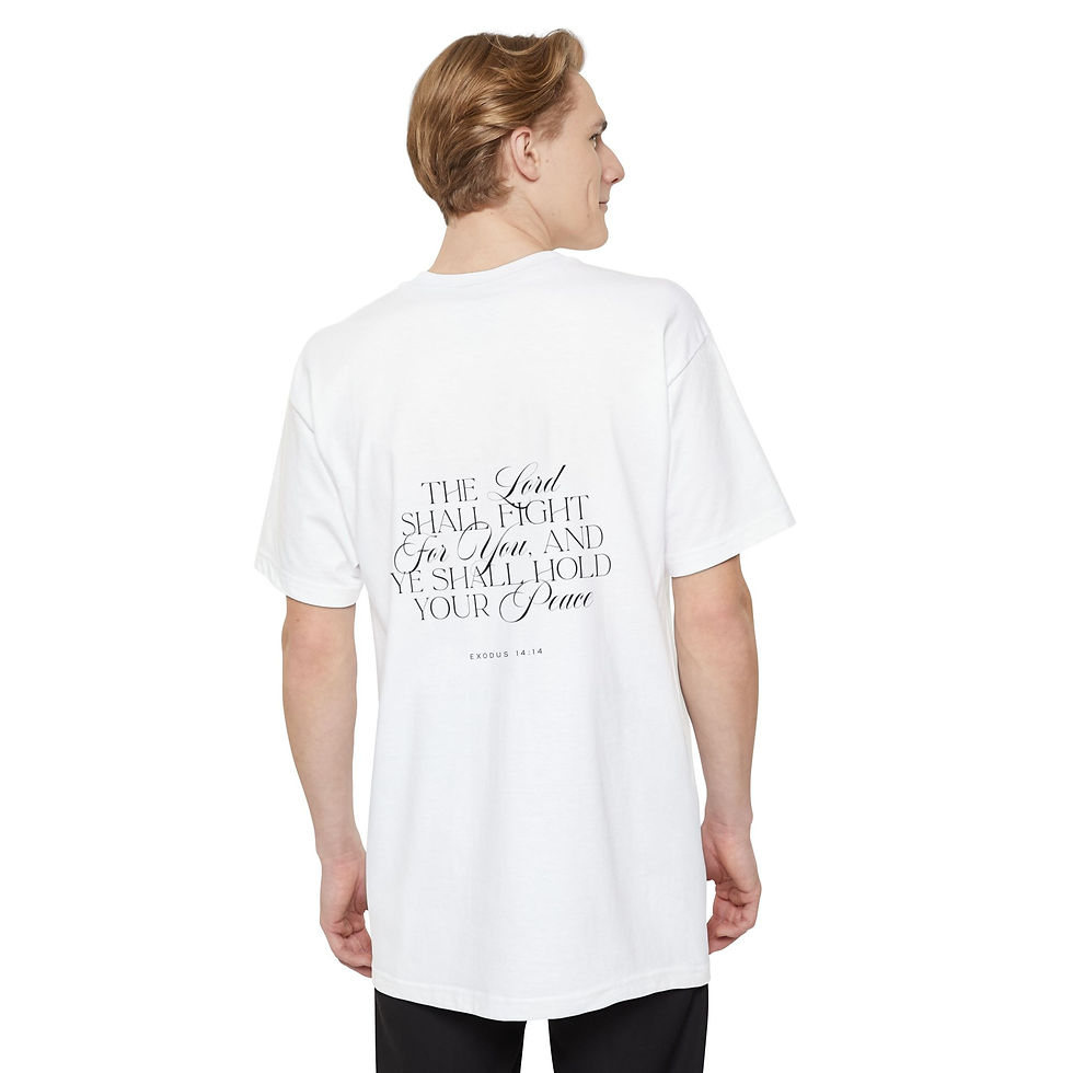 Thumbnail: T-Shirt The Lord Shall Fight For You, And Ye Shall Hold Your Peace Exodus 14:14