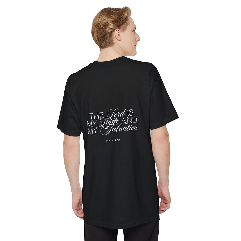 Thumbnail: T-Shirt The Lord Is My Light And My Salvation Psalm 27:1