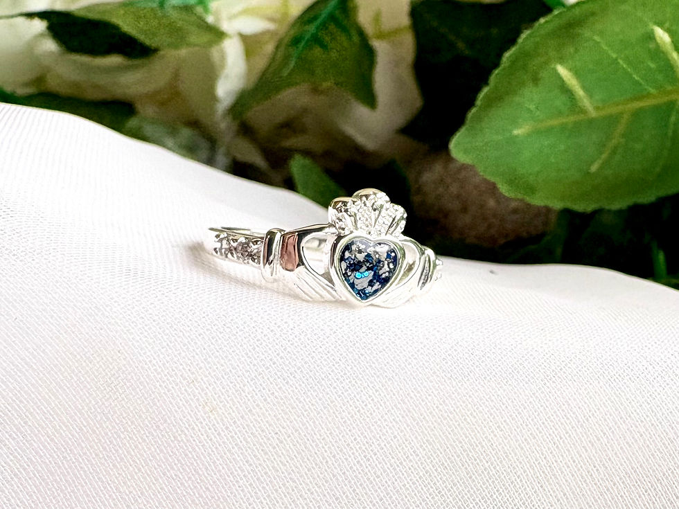 Thumbnail: Claddagh Keepsake Inclusion Ring