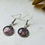 Thumbnail: Circle Dangle/Drop Keepsake Inclusion Earrings