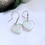 Thumbnail: Heart Keepsake Inclusion Dangle/Drop Earrings
