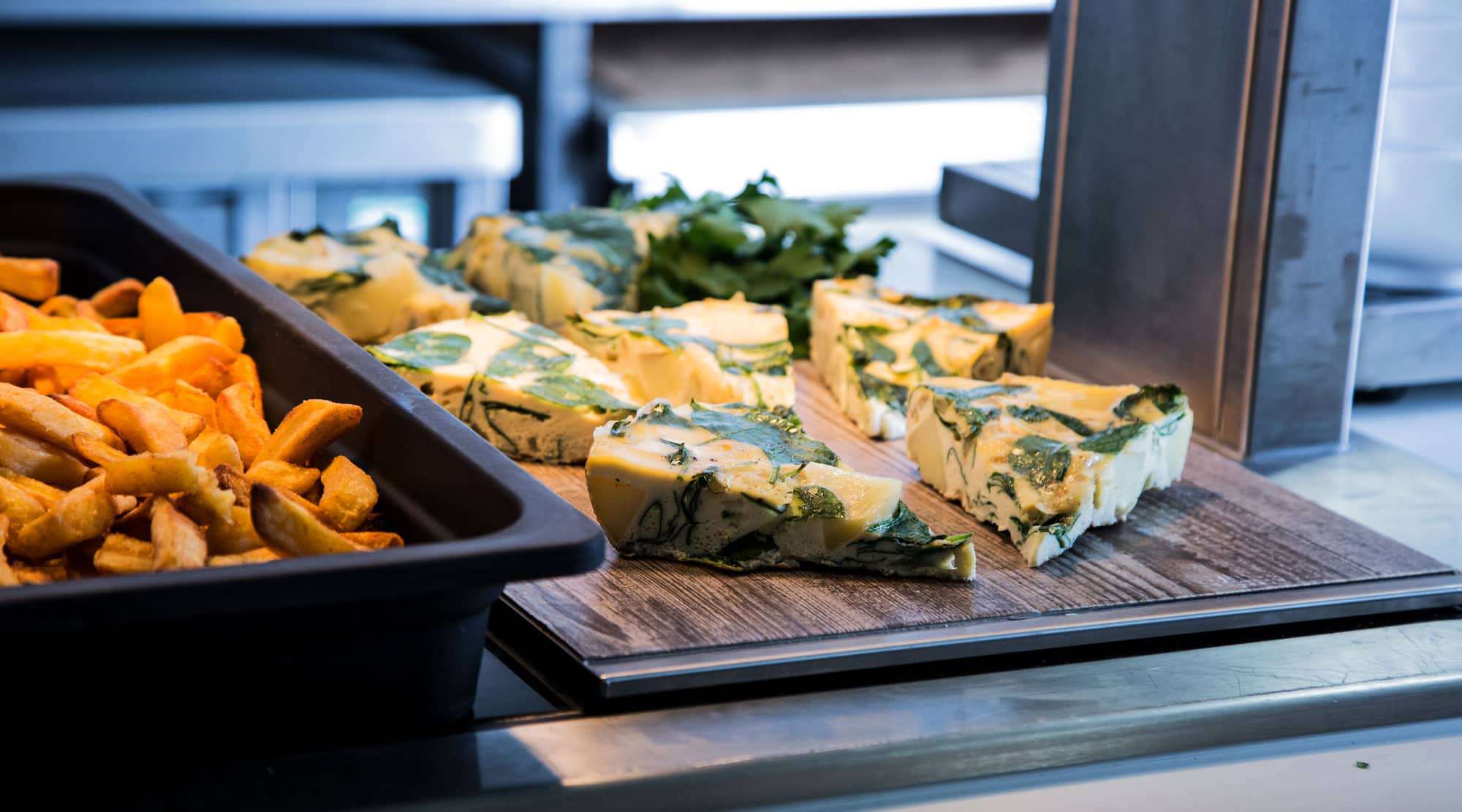 Arranged Food and Objects