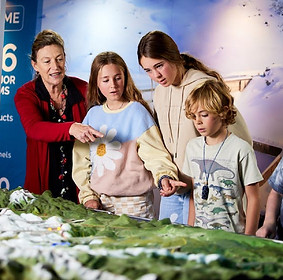 People at the Snowy Hydro Discovery Centre