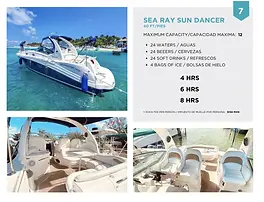 7 40FT SEA RAY SUN DANCER