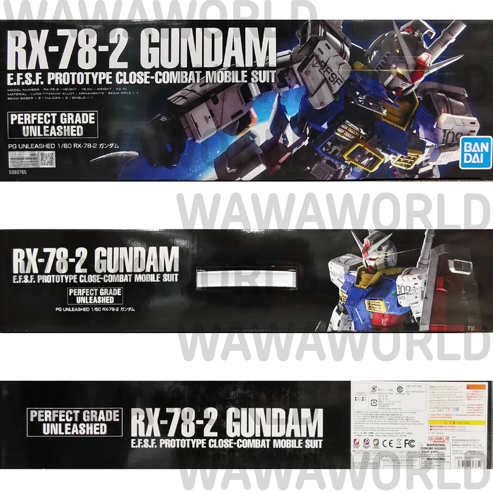 ภาพขนาดย่อ: PG 1/60 UNLEASHED RX-78-2 GUNDAM (40TH ANNIVERSARY VER.)