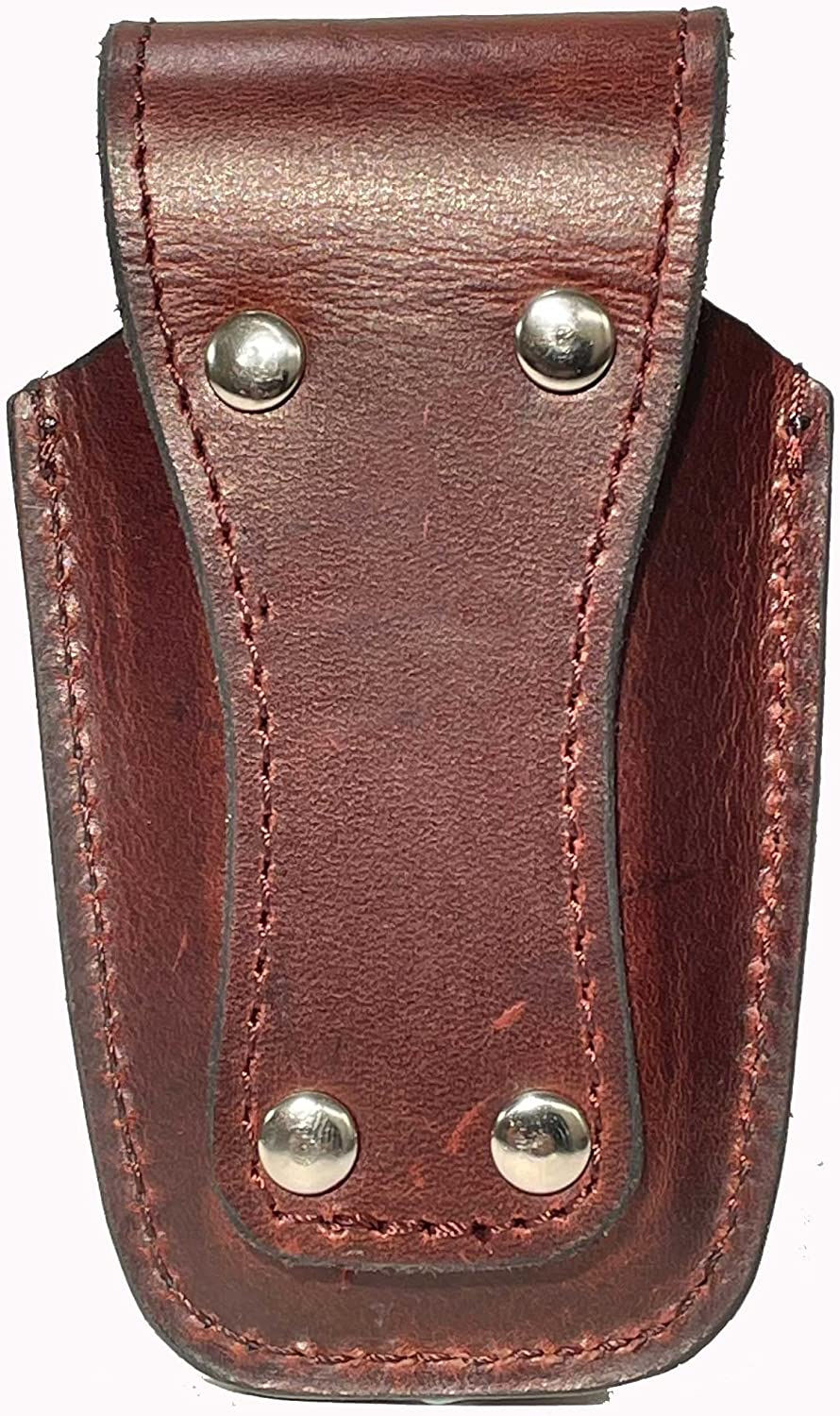 Thumbnail: Leather Pouch Sheath Case for Victorinox Swiss Army Tools - Brown