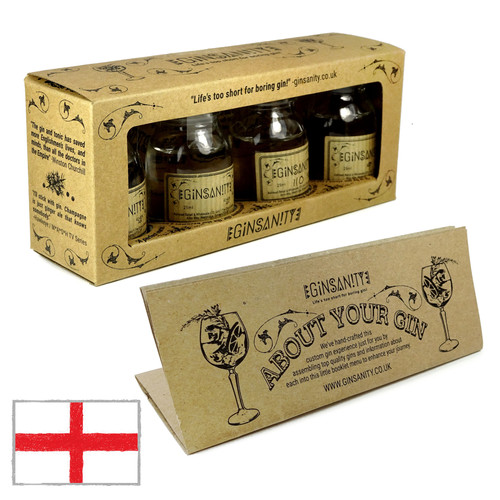 Gin Tasting Kit Menu The Full English GinFast Ginsanity