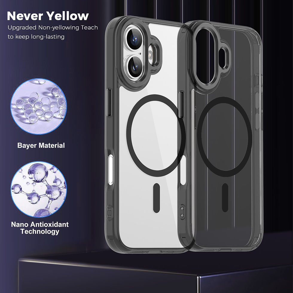 Thumbnail: Tough Acrylic 2 Tone Magnetic Magsafe Case For Apple iPhone 17