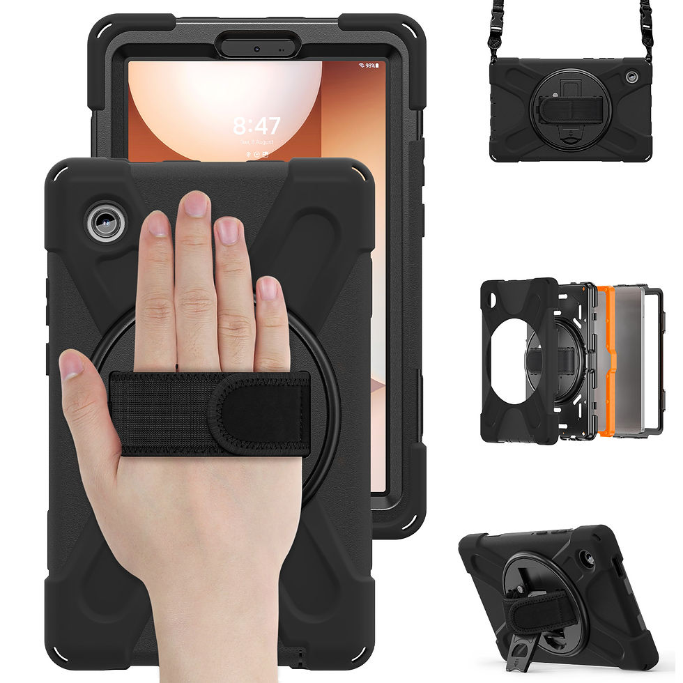 Thumbnail: Armour Jack Rugged Case with Strap for Galaxy Tab Galaxy Tab A11 SM-X133/X135