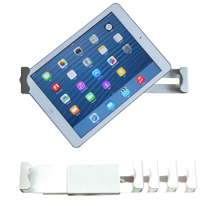 Thumbnail: Universal Lockable Tablet Security Mount Stand - Adjustable 7-11" Display Holder