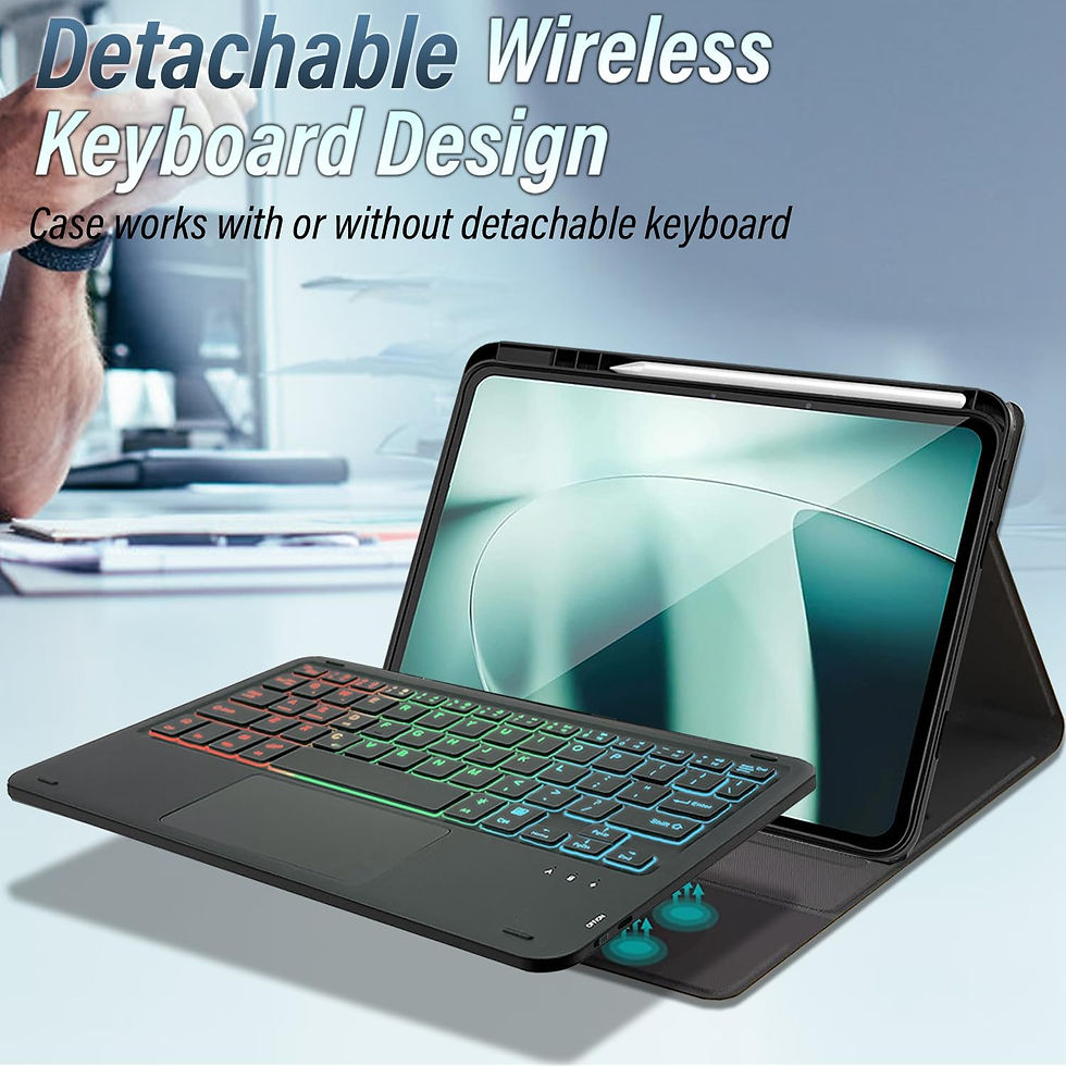Thumbnail: Backlit Touchpad Wireless Keyboard OnePlus Pad Go 11.35"/ OPPO Pad Air 2 11.4"