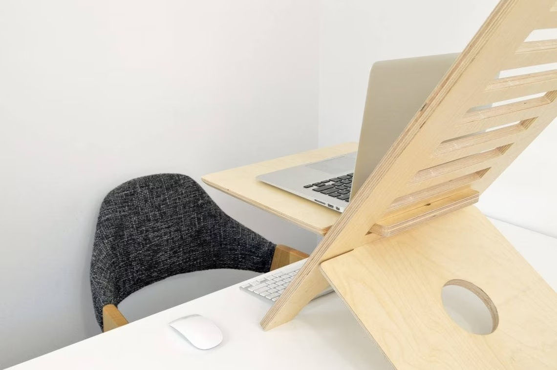 2 Level Wooden Notebook stand