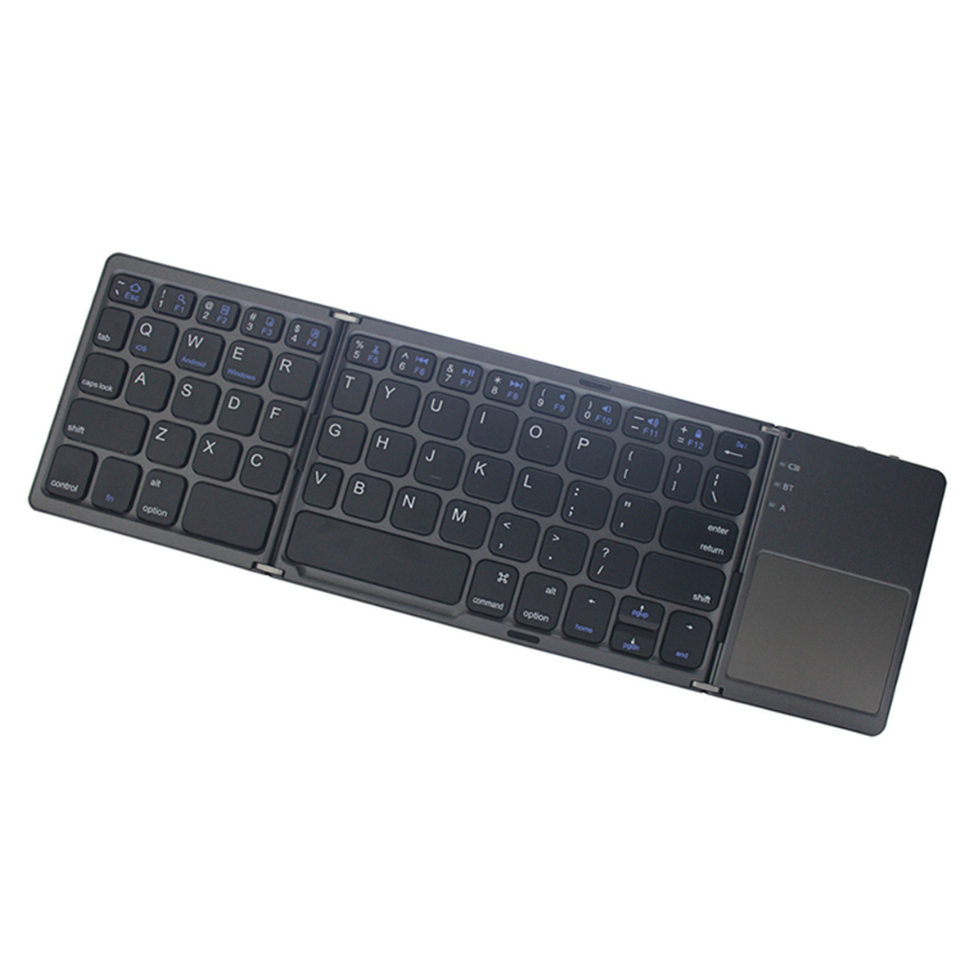 Thumbnail: Wireless Tri-Fold Bluetooth Keyboard with Touchpad