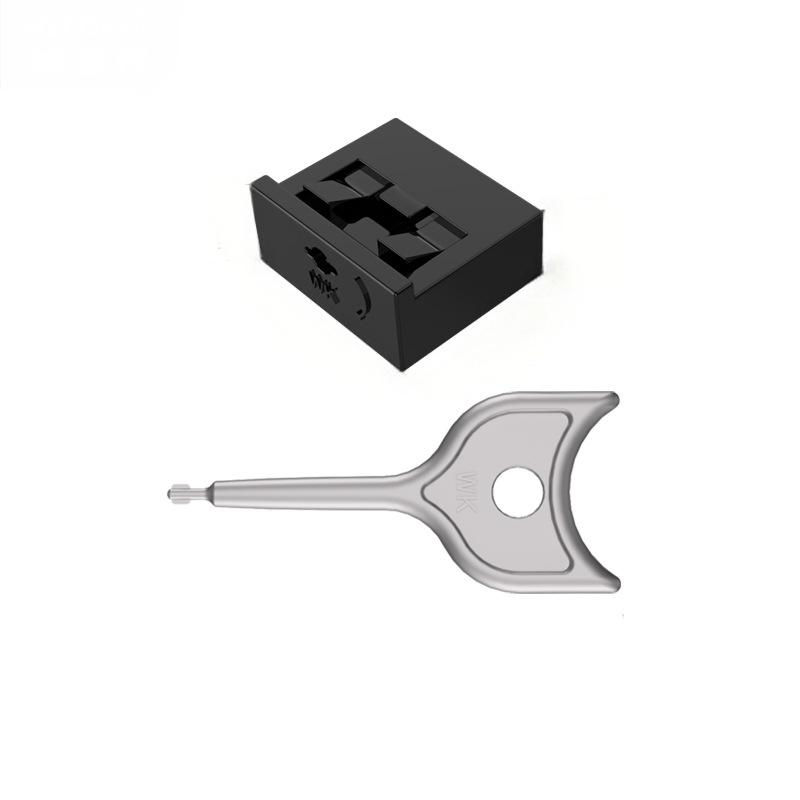 2 Pack USB Port Blocker with Key – USB-A Lock Security Kit for Laptop: Black