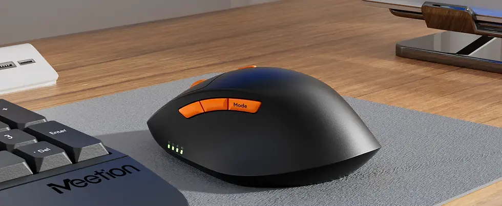 Thumbnail: Meetion DirectorA2 Wireless Ergonomic Keyboard and Mouse Combo, Bluetooth & 2.4G