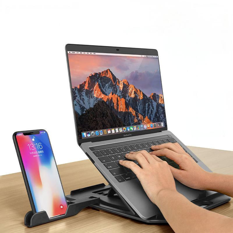 Thumbnail: Ergonomic Laptop Stand with Phone Holder – 7-Level Adjustable