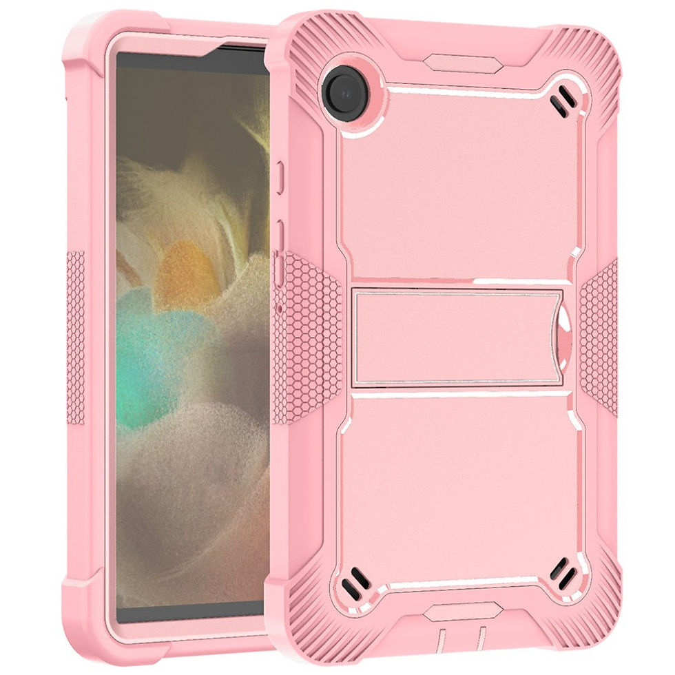 Thumbnail: Rugged Case with Stand For Galaxy Tab A11 SM-X133/X135 : Rose Gold