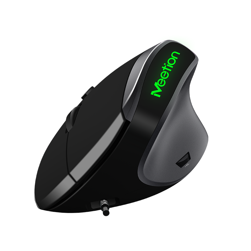 Thumbnail: MEETION MT-M390 Wired Ergonomic Vertical Mouse USB 3200 DPI