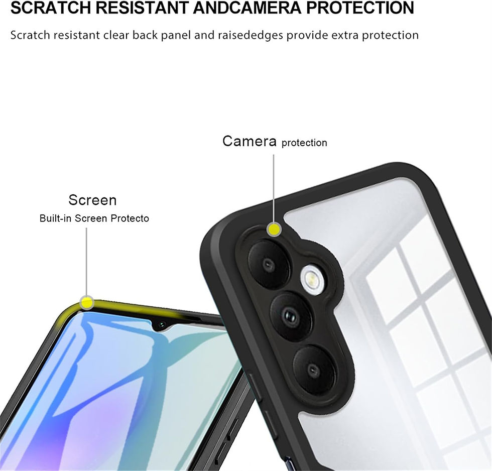 Thumbnail: Rugged Case Vault for Samsung Galaxy A37 5G Shockproof Clear Back Slim