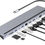 Thumbnail: 12-in-1 USB C Hub for Laptops - Dual 4K HDMI, 100W PD, VGA 1080P,